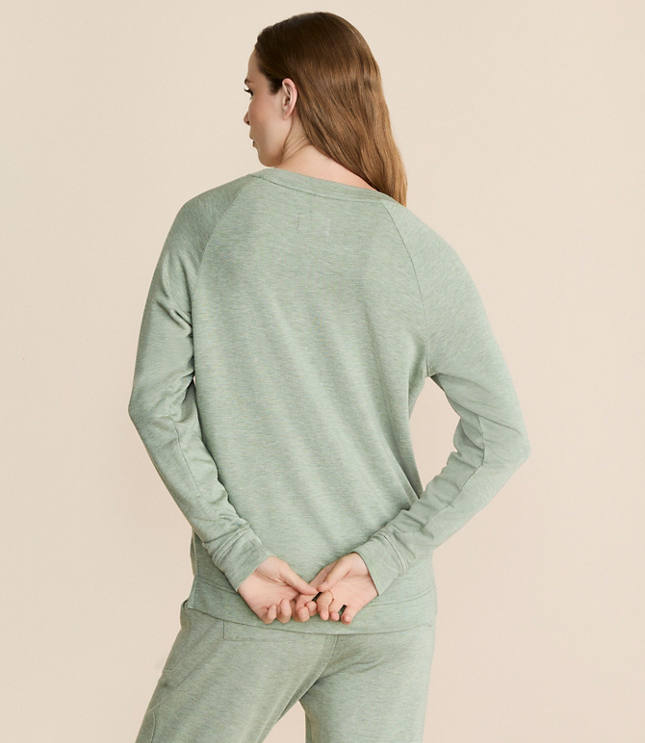 Petite Lou & Grey Heathered Signaturesoft Sweatshirt