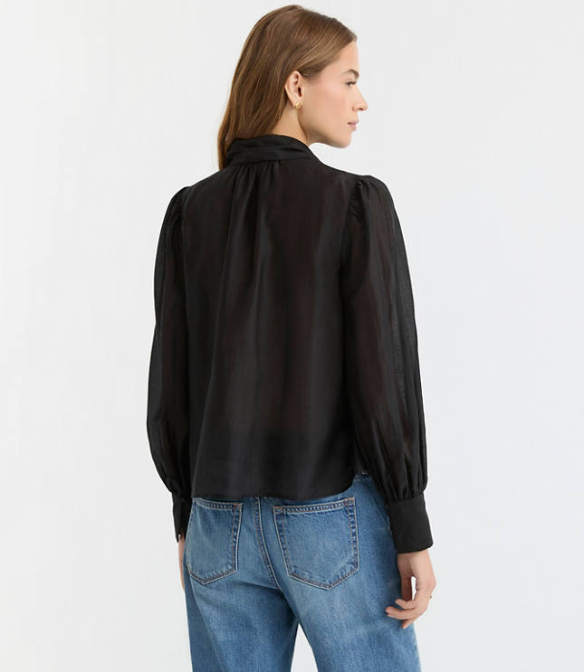 Blouson Sleeve Bow Blouse carousel Product Image 4