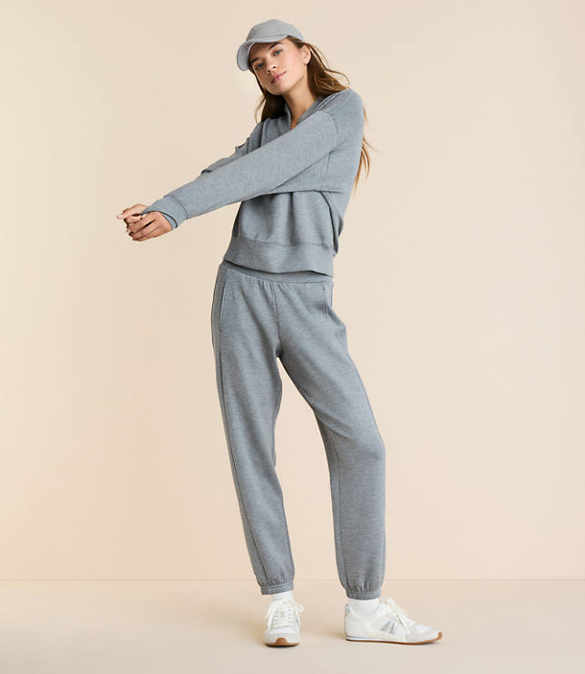 Petite Lou & Grey Heathered Scubasoft Joggers