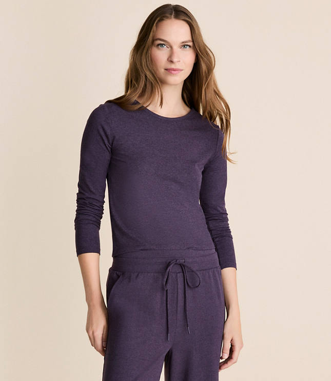 Lou & Grey Heathered Brushedsoft Tee