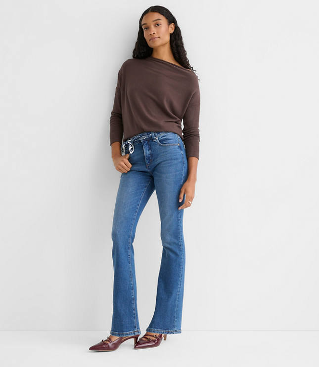 Petite Ribtrim Jersey Off The Shoulder Top