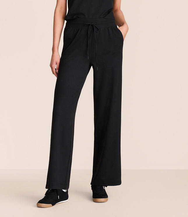 Petite Lou & Grey Brushedsoft Slim Wide Leg Pants