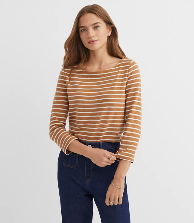 Petite Striped Harbor Tee