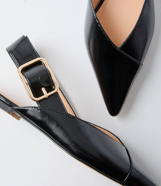 Modern Slingback Flats