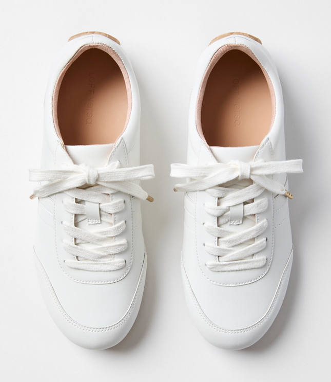 LOFT Versa Leather Sneakers