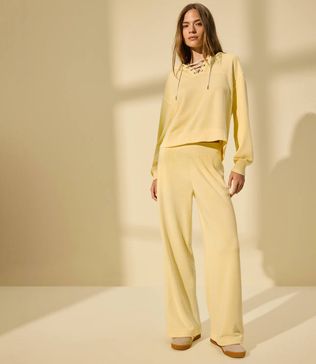 Lou & Grey Terrysoft Wide Leg Sweatpants