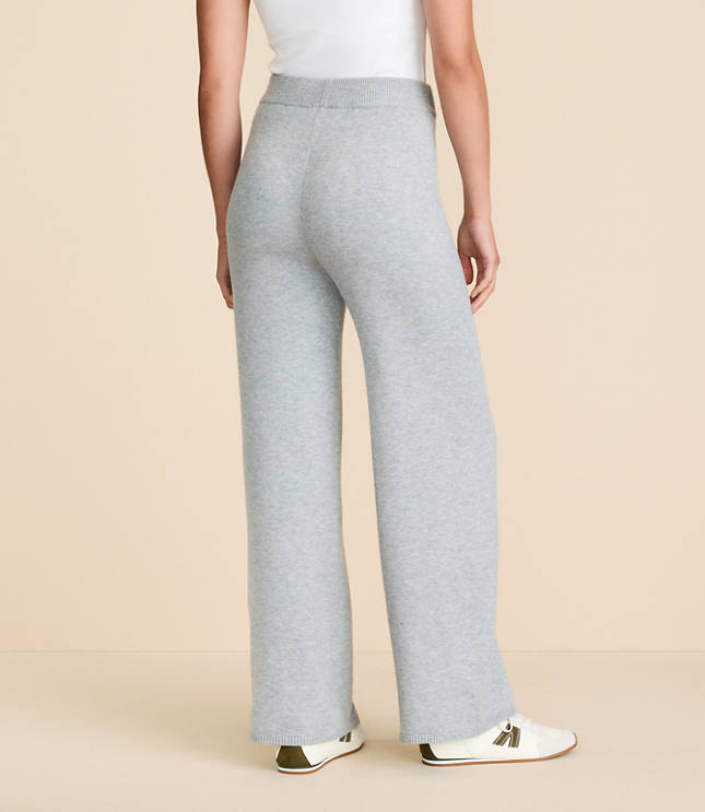 Petite Lou & Grey Heathered Softened Wide Leg Pants