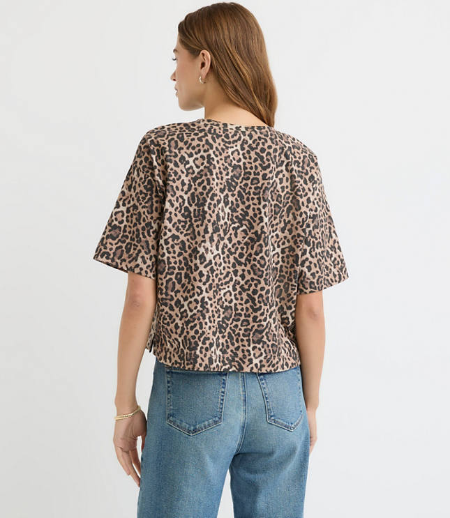 Leopard Print Modern Tee