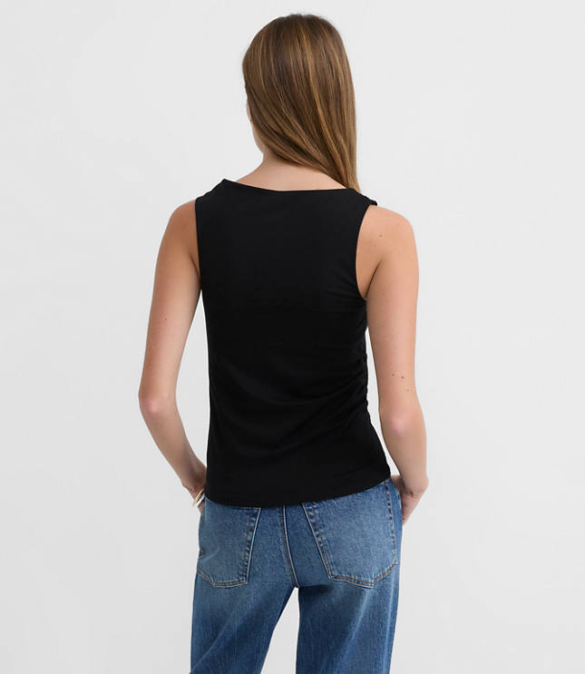 Metallic Trim Tank Top