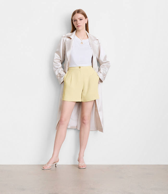 LOFT Versa Crepe Drape Shorts