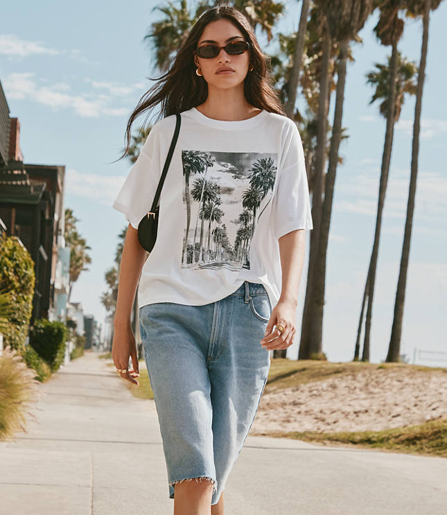 Palm Tree Everyday Crew Tee