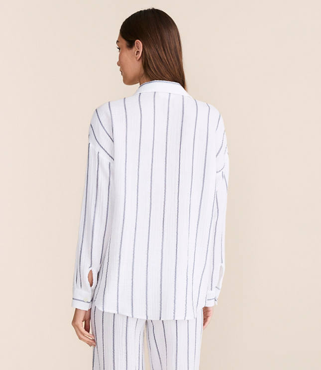 Lou & Grey Striped Triple Cloth Shirt carousel Product Image 3