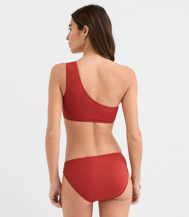 LOFT Beach Ring One Shoulder Bikini Top