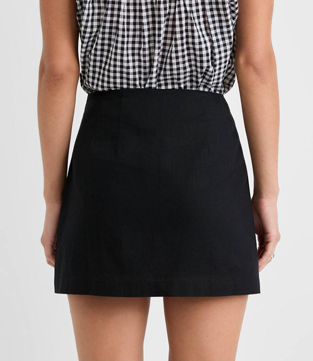 Linen Cotton Modern Mini Skort