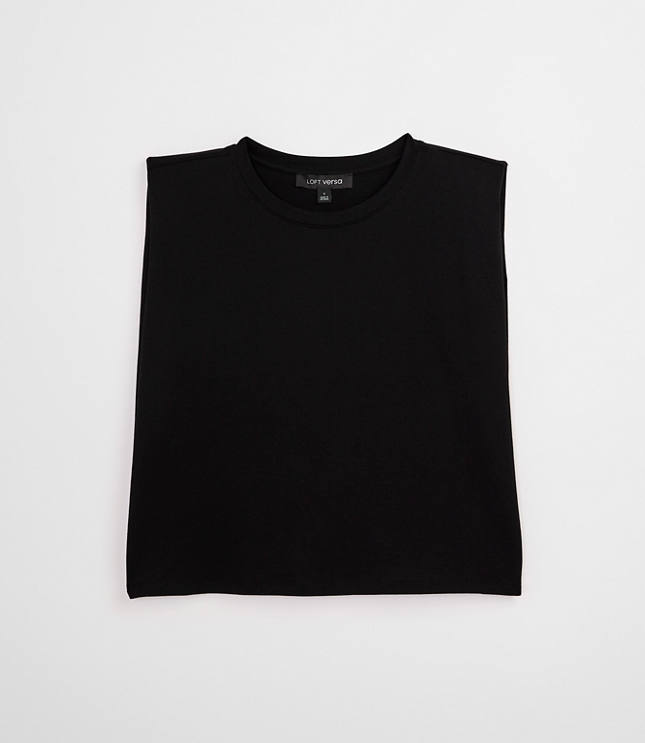 Petite LOFT Versa Cap Sleeve Jersey Top