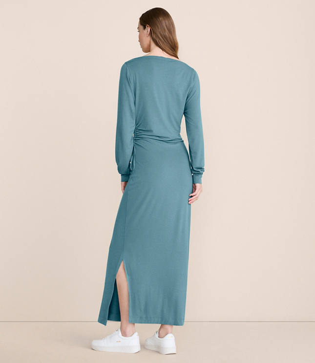 Petite Lou & Grey Brushed Jersey Cinched Maxi Dress