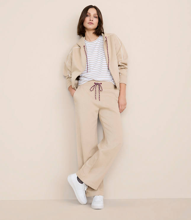 Petite Lou & Grey Elite Fleece Wide Leg Sweatpants