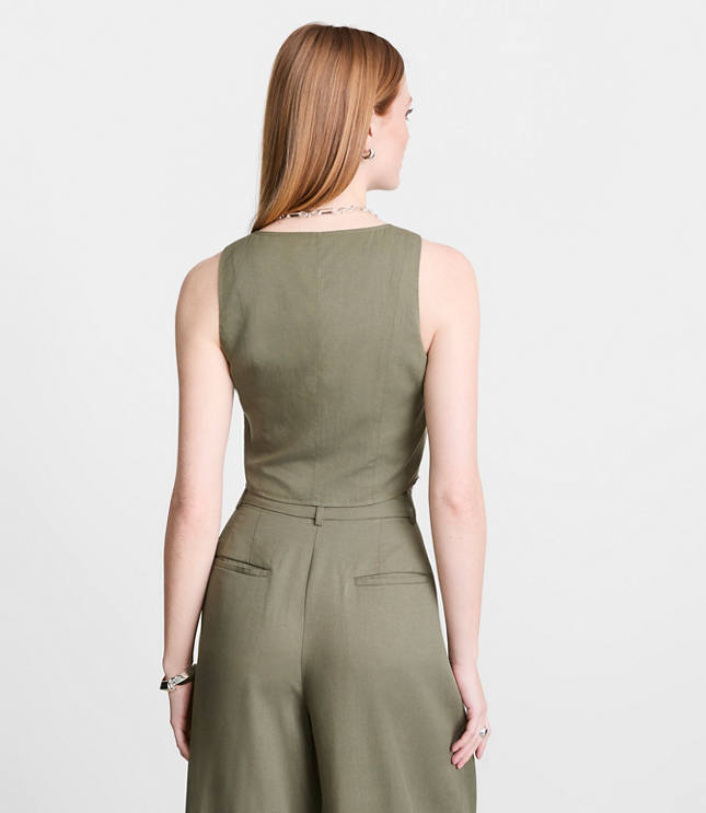 LOFT Versa Pure Spun Square Neck Crop Top