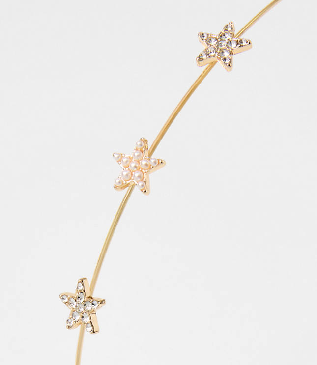 Pearlized Sparkle Star Headband