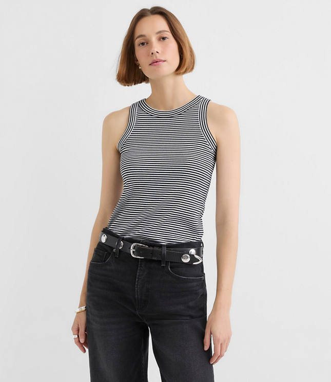Petite Striped Perfect Tank