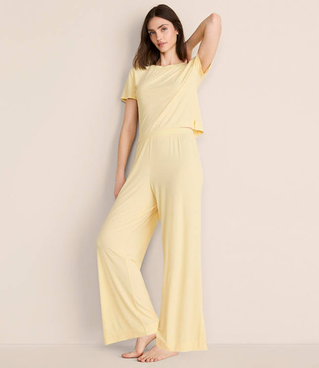 Lou & Grey Ribbed Pajama Pants