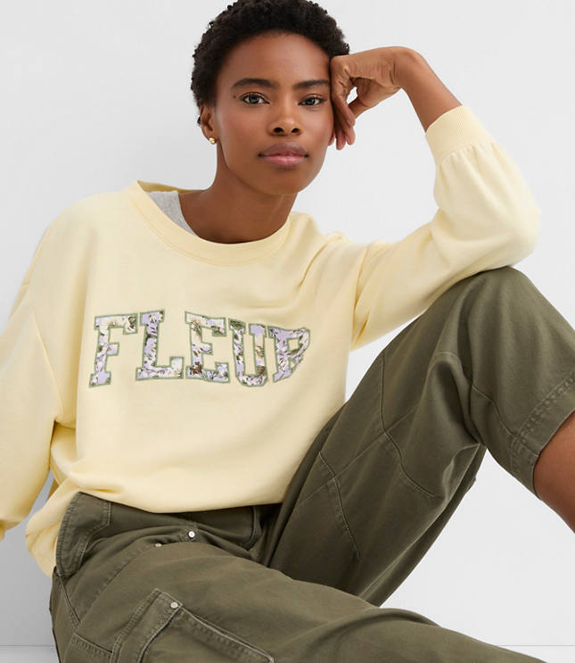 Petite Fleur Sweatshirt