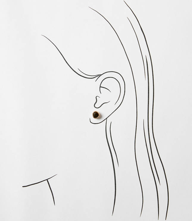 Tortoiseshell Print Stud Earring Set