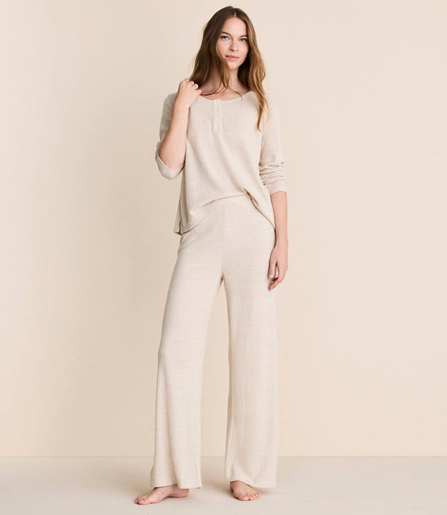 Lou & Grey Brushed Waffle Pajama Set