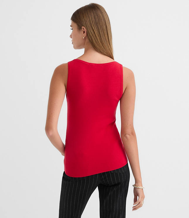 Ribbed Sweater Tank Top
