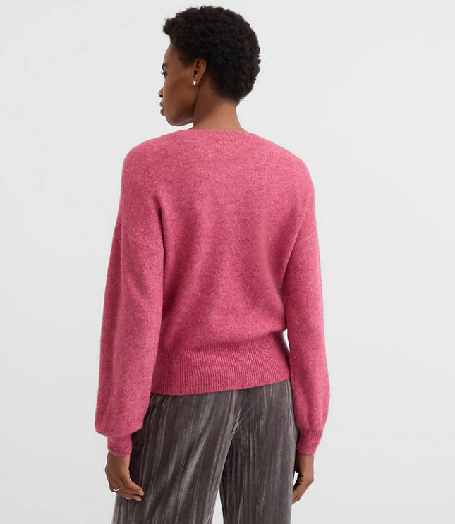 Shimmer Blouson Sweater