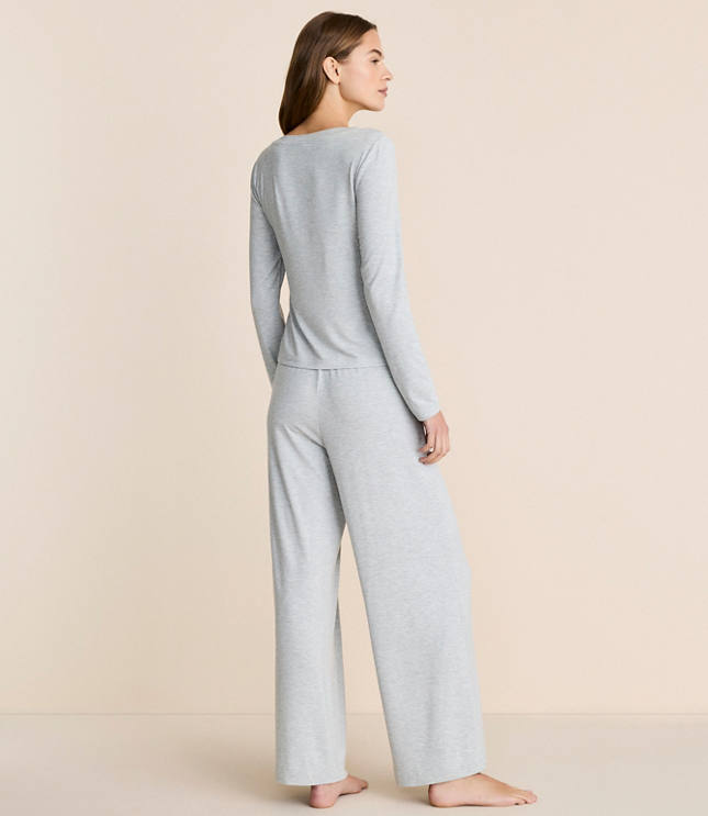 Lou & Grey Heathered Softened Modal Pajama Set