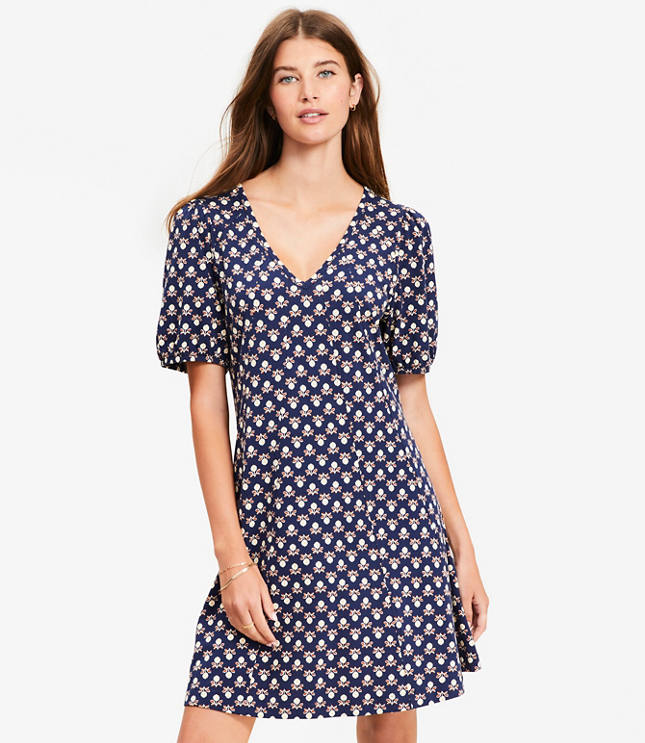 Garden Seamed Mini Dress