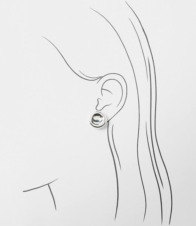 Molded Dot Stud Earrings