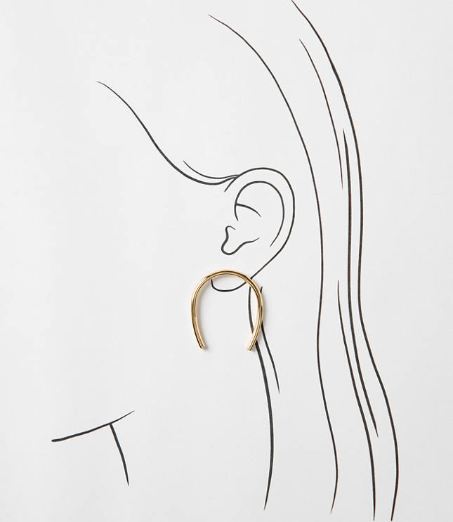 Horseshoe Statement Earrings