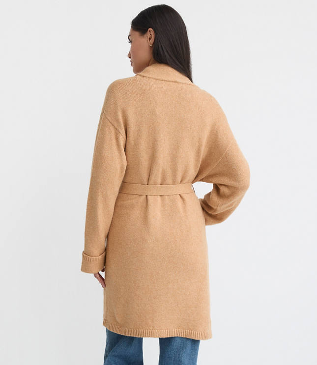 Women's Classic Coat Open Front Bowed Belted Oversized Long Jacket Wrap Cardigan Coatigan With Tie Belt 3313598 14y0ow