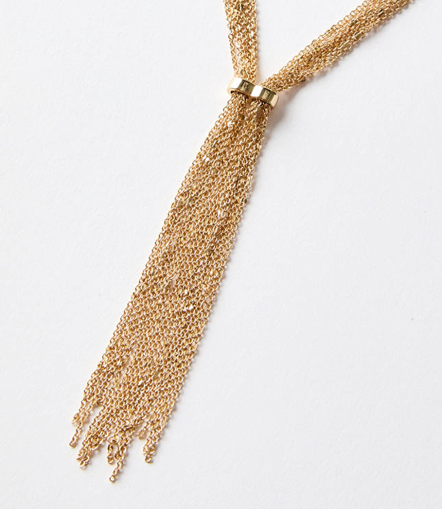 Chain Tassel Necklace