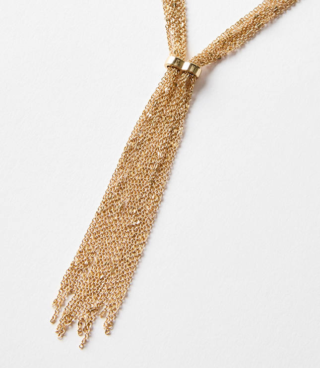 Chain Tassel Necklace