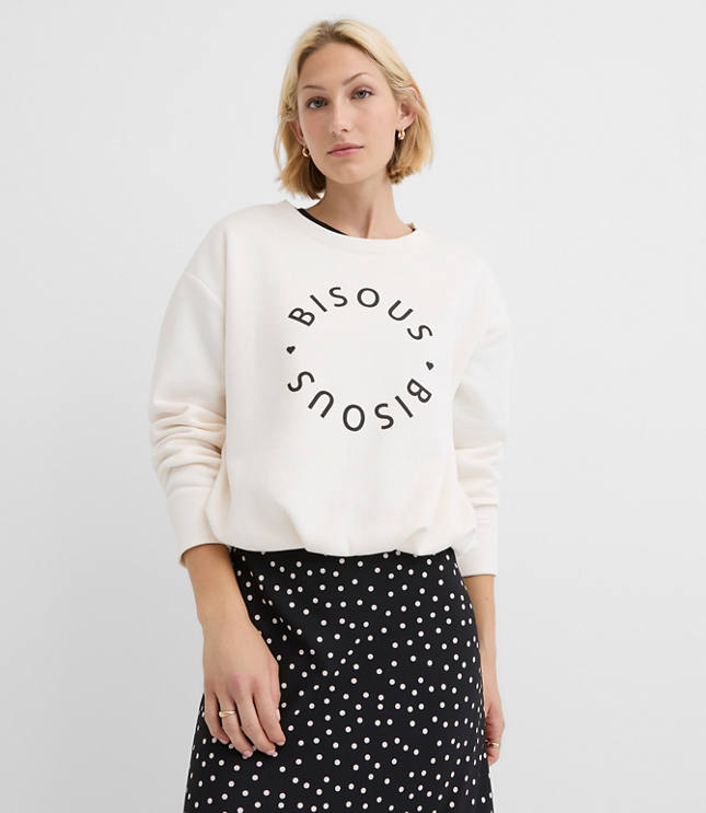 Bisous Bubble Sweatshirt