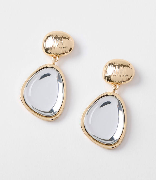 Crystal Mixed Metal Statement Earrings