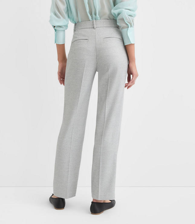 Parker Straight Pants in Shimmer Herringbone