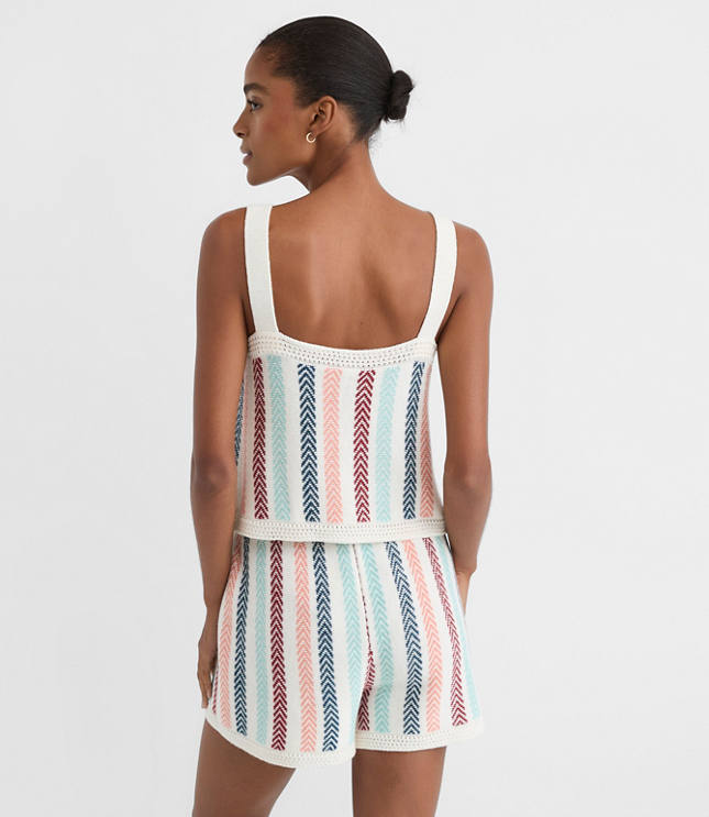 LOFT Beach Chevron Stripe Tank Top