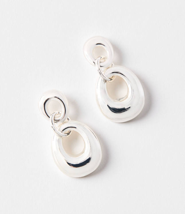 Chunky Linked Drop Earrings