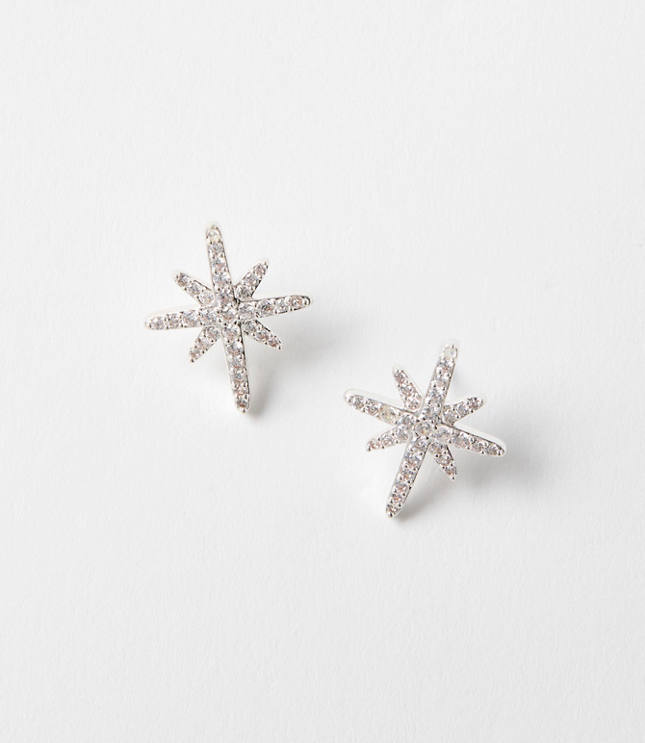 Pave Star Stud Earrings