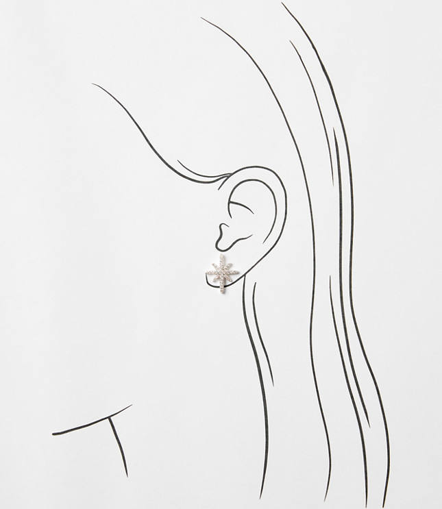 Pave Star Stud Earrings