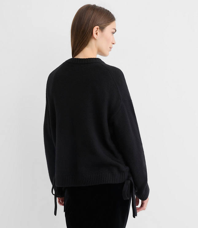 Side Tie Sweater