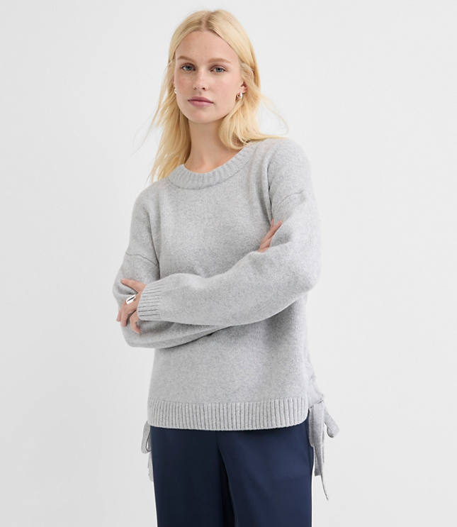 Side Tie Sweater