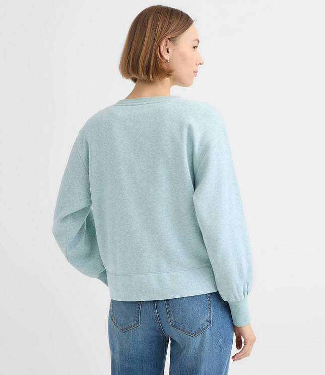Petite Pearlized Sweatshirt