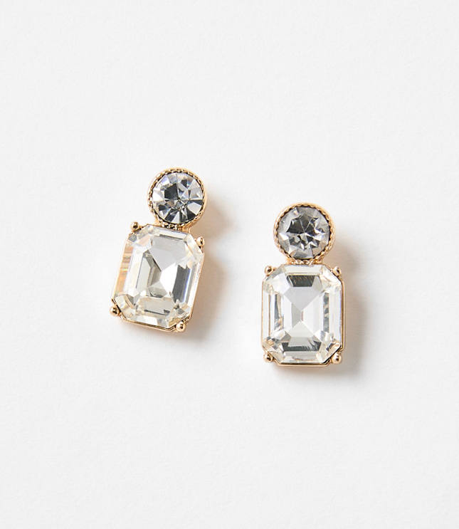 Mini Baguette Stud Earrings
