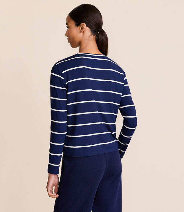 Lou & Grey Striped Essential Modal Long Sleeve Tee