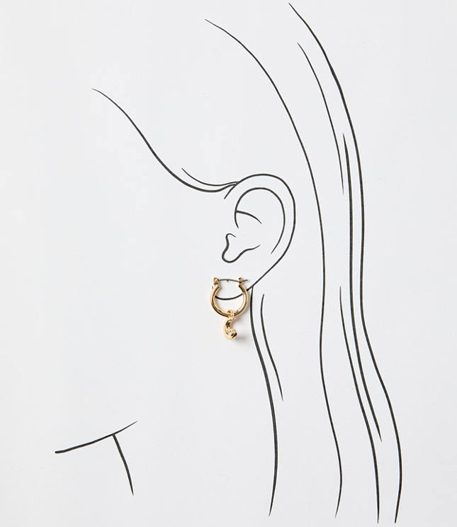 Charm Hoop Earring Set